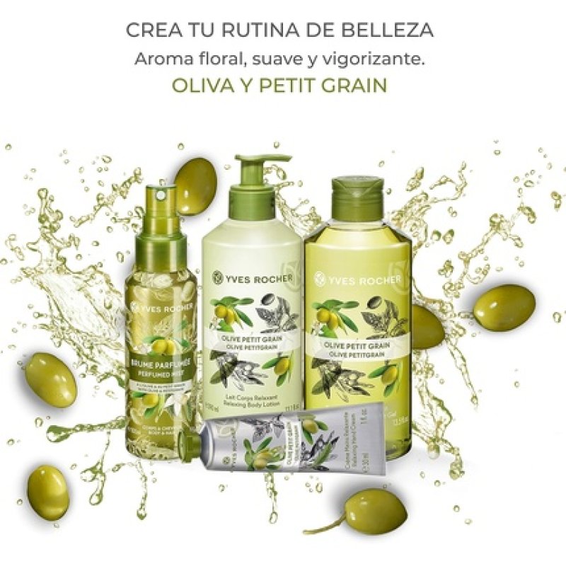 Yves Rocher Relaxing Sensual Bath & Shower Gel New Packaging 400ml Olive Petitgrain