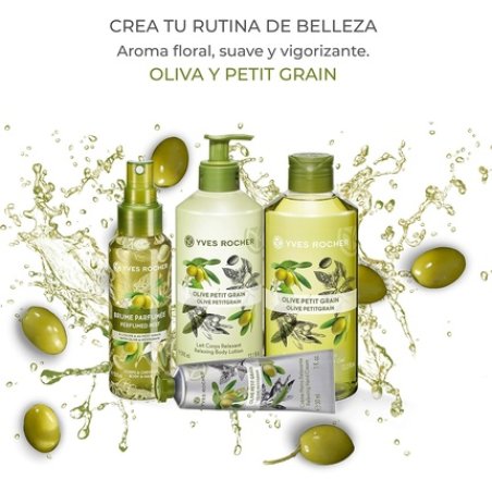 Yves Rocher Relaxing Sensual Bath & Shower Gel New Packaging 400ml Olive Petitgrain