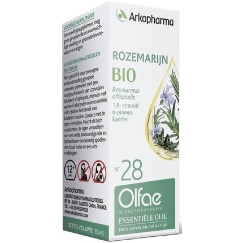 ARKOESSENTIEL® N°28 - Romarin à Cinéole BIO(1) (Rosmarinus officinalis) 10 ml