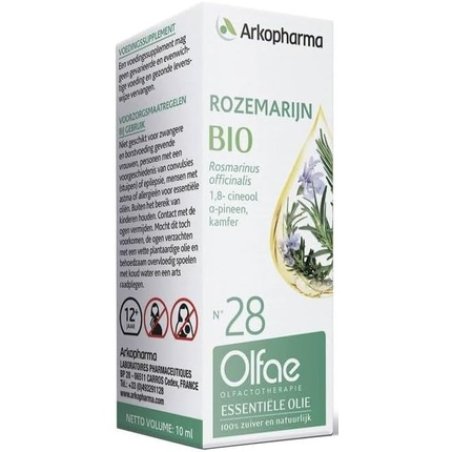 ARKOESSENTIEL® N°28 - Romarin à Cinéole BIO(1) (Rosmarinus officinalis) 10 ml