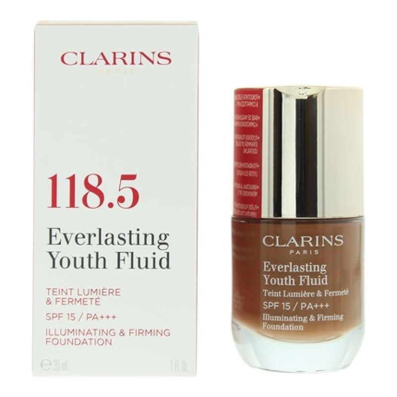 Clarins Everlasting Youth Fluid 1185 Foundation 30ml For Women