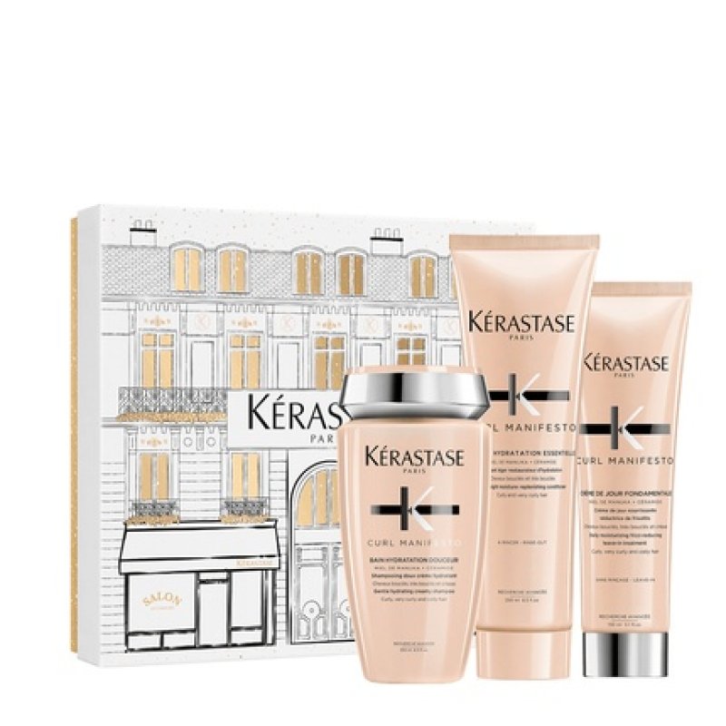 Krastase Curl Manifesto Trio Coffret Professional Hair Care Set