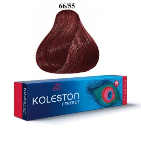 Wella Professionals Koleston Perfect Permanent Hair Dye 6655 Intense Dark Blonde Mahon - 60 Ml