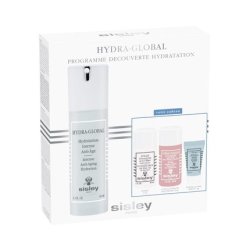 Hydra Global Intense Anti-Aging Hydration Gift Set with Cleansing Milk, Tonique Lotion, and Serum - 40ml, 30ml, 30ml,