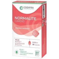 Codifra Normality Cardio Black Garlic Omega 3 30 Capsules