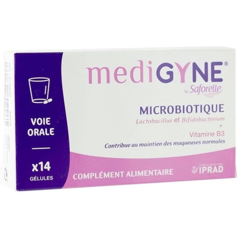 Saforelle Medigyne Microbiotics Oral Route 14 Capsules