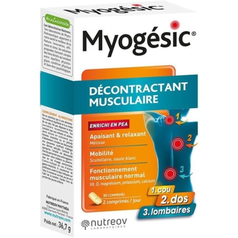 Phytea Myogesic Muscle Relaxant 30 Tablets