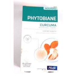Pileje Phytobiane Turmeric Digestive Comfort 30 Tablets