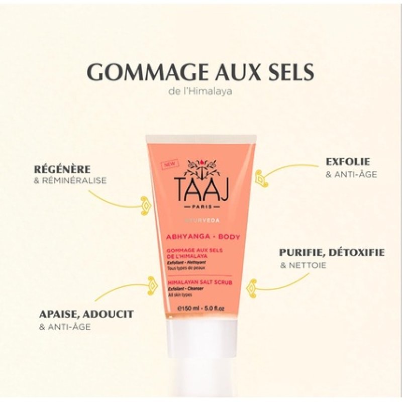 Taaj Himalaya Salt Peeling Detoxifying and Cleansing for Soft and Protected Skin