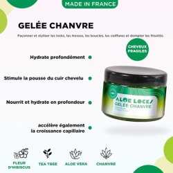 Aloe Locks Protective Fixing Hemp Gelee for Shaping and Styling Your Locks and Braids