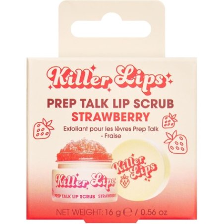 Killer Lips Prep Talk Lip Scrub Strawberry 15g
