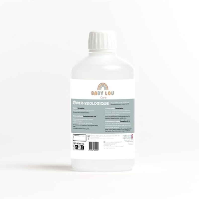 Babylou Care Physiological Serum Bottle NaCl 0.9% for Washing
