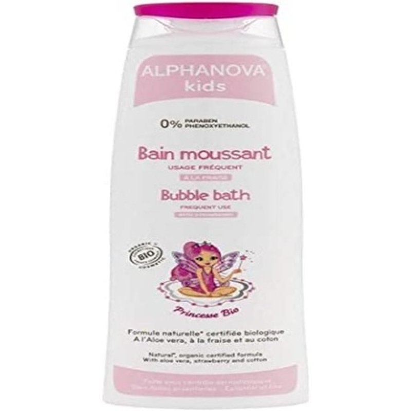 Alphanova Kids Foaming Bath Strawberry Organic 250ml