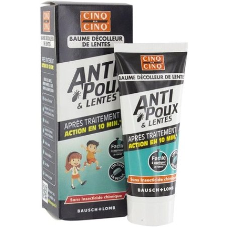 Cinq Sur Cinq Lente Decolleur Baume 60ml Head Lice Treatment and Nit Removal