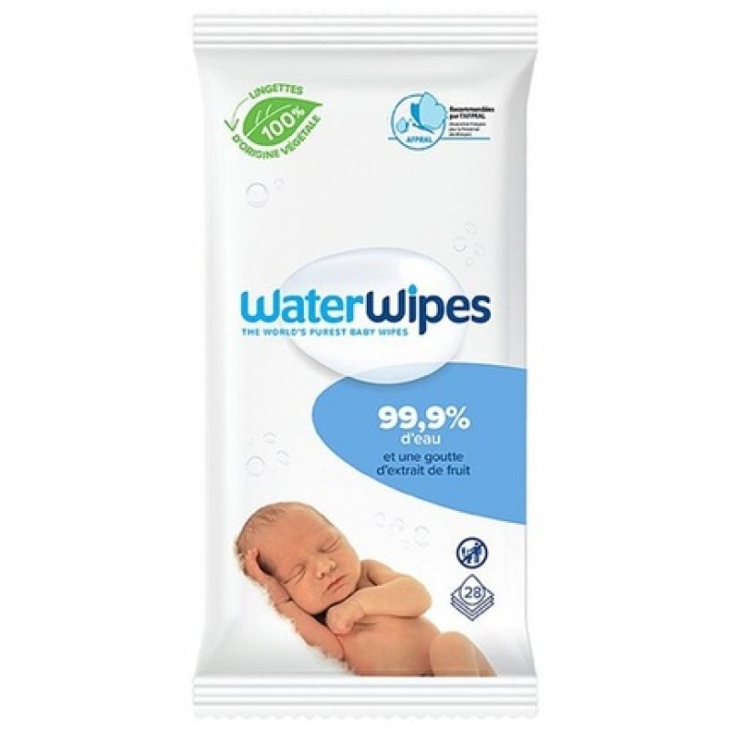 WaterWipes 28 Wipes Suitable for Newborns