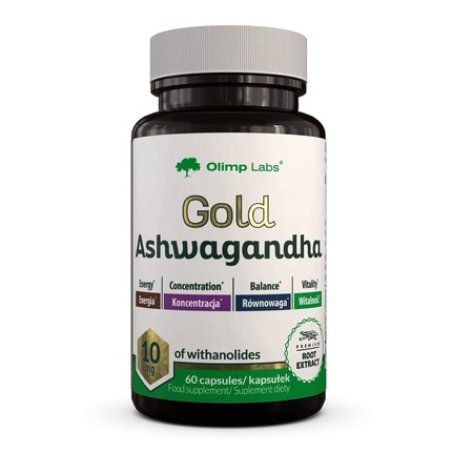 Olimp Labs Gold Ashwagandha Dietary Supplement 60 Capsules