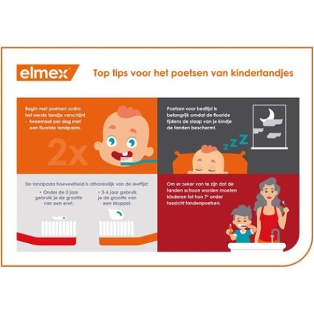 Elmex Supple Toothbrush for Beginners Aged 0-3