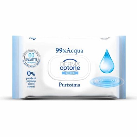 Dermacotone Water Wipes 99% Pure Water 60 Wipes