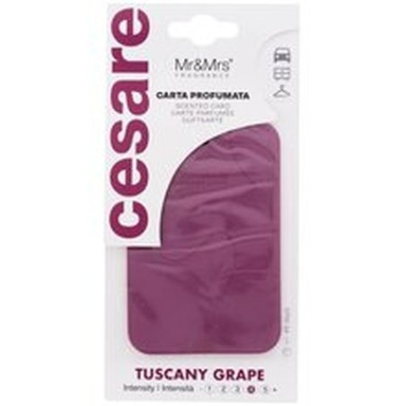 Mr & Mrs Fragrance Cesare Scented Card Tuscany Grape - Car Air Freshener