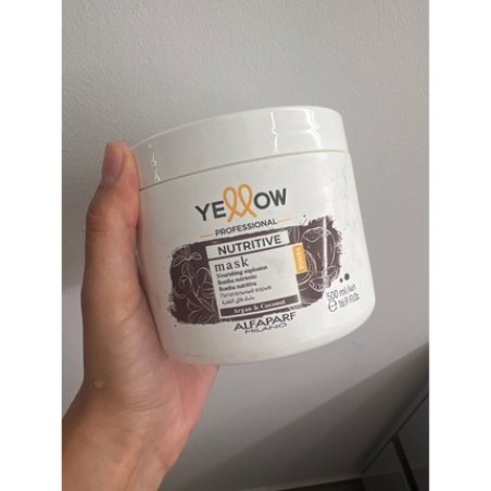 Alfaparf Milano Yellow Bomba Nutritive Mask Argan & Coconut 500 Ml 169 Fl Oz