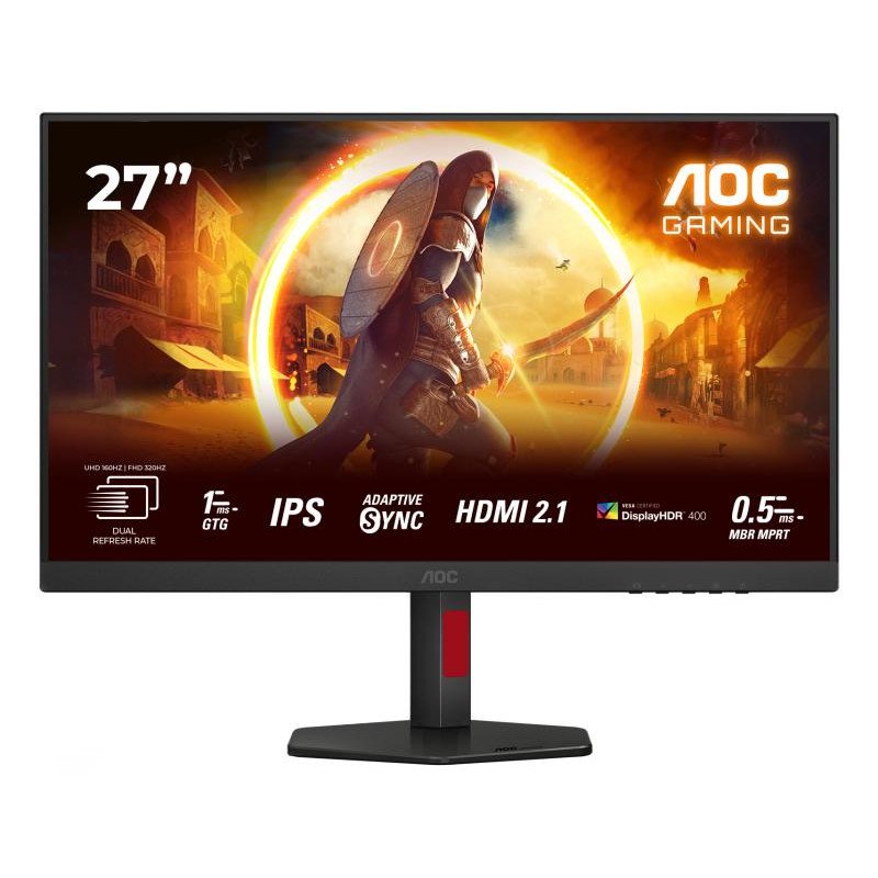 27IN 16:9 IPS 160HZ 3840X2160 HAS 130MM HDMI X 2X 2.1 DP X 1X