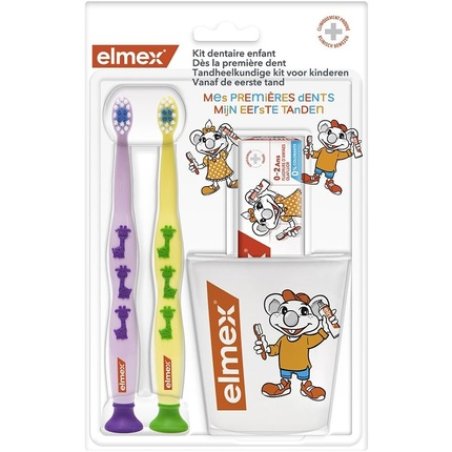 Elmex Dental Kit for Children - Blue & Yellow