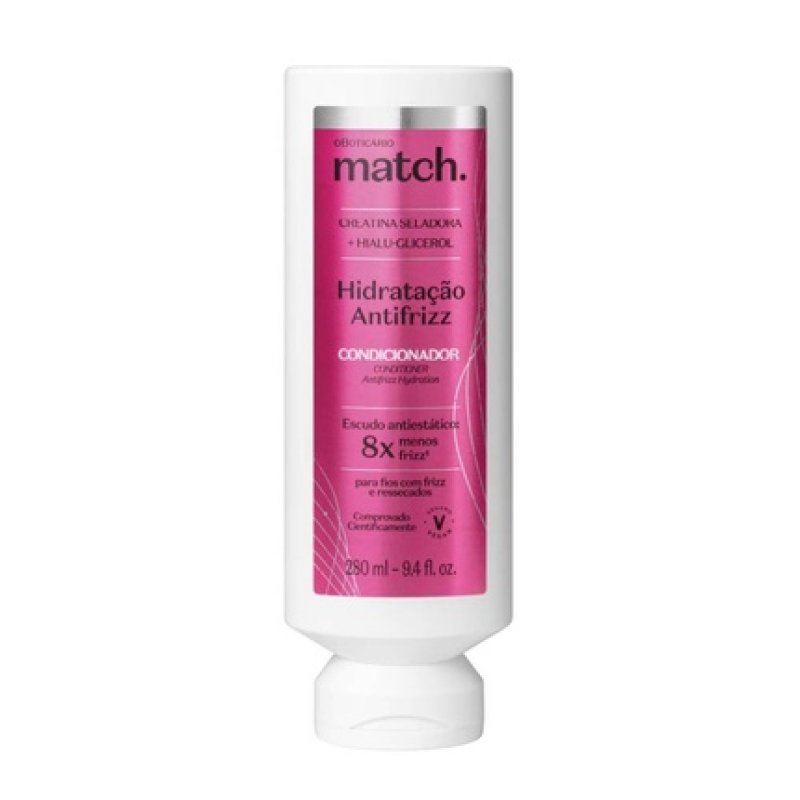 Boticrio Match Conditioner Hydration Antifrizz 280ml