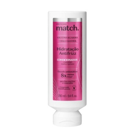 Boticrio Match Conditioner Hydration Antifrizz 280ml