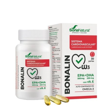 Soria Natural Bonalin Epa 500mg Dha 250mg With Vitamin E 30 Capsules