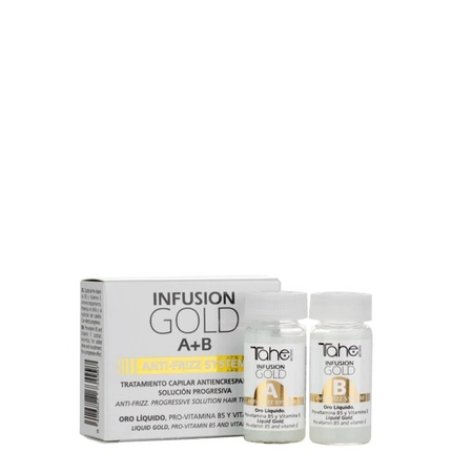 Tahe Botanic Infusion Gold Anti-Frizz System A B Treatment Anti-Frizz 2x10ml