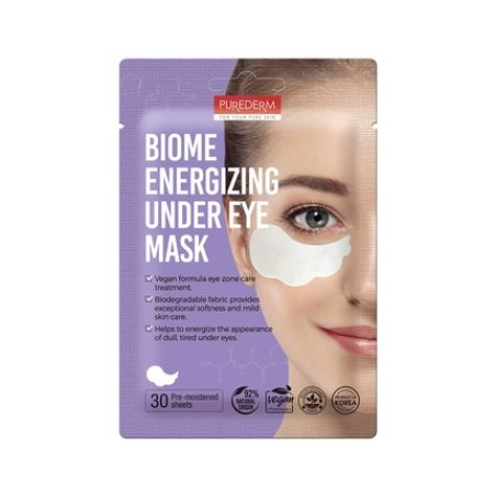 Purederm Probiotic Vegan Eye Patches Biome Energizing 30 Pieces