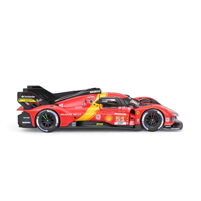 BBURAGO 1/24 Kit A Monter Ferrari Racing - 499P 51 - Rouge