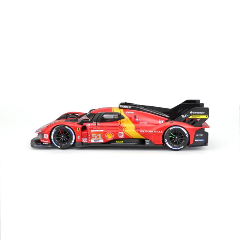 BBURAGO Ferrari 499P LMH (2023) Sports car model Preassembled 1:24