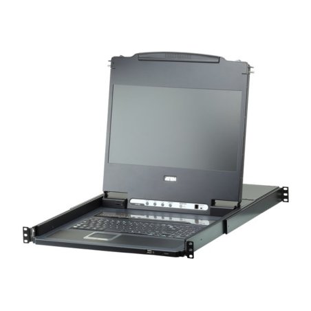 ATEN CL6708MW CONSOLE LCD 17,3'' FHD KVM 8 PORTS DVI/USB/AUDIO CLAVIER FRANCAIS