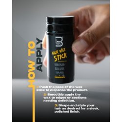 L3 Level 3 Hair Wax Stick 765g with Coconut Oil and Mineral Oil