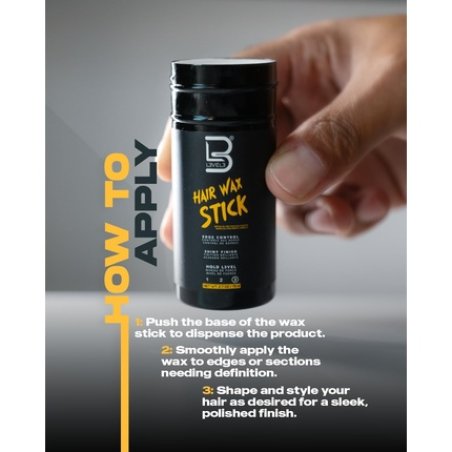 L3 Level 3 Hair Wax Stick 765g with Coconut Oil and Mineral Oil