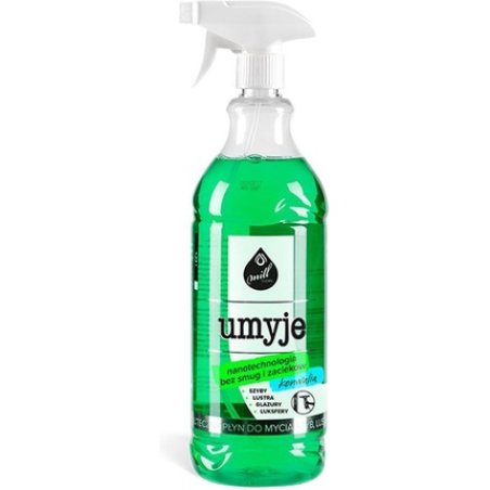 Mill Clean Wash liquid for cleaning windows glass mirrors tiles with lily of the valley fragrance 1.22 L