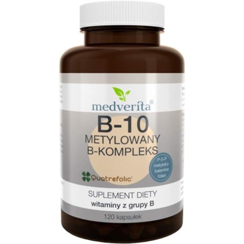 B-10 Methylated B-Complex - Lactose-Free, Gluten-Free, Sugar-Free
