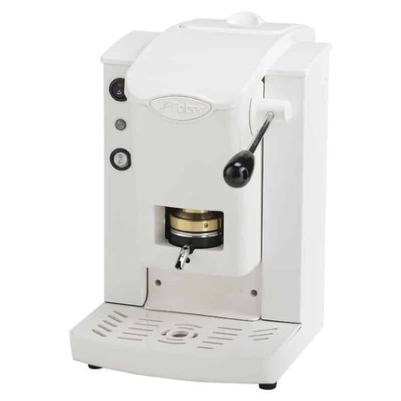 Faber Slotplast Pure White Ese Pad Espresso Machine