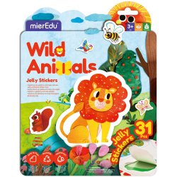 mierEdu - Jelly Stickers - Movable - Wild Animals (ME262)