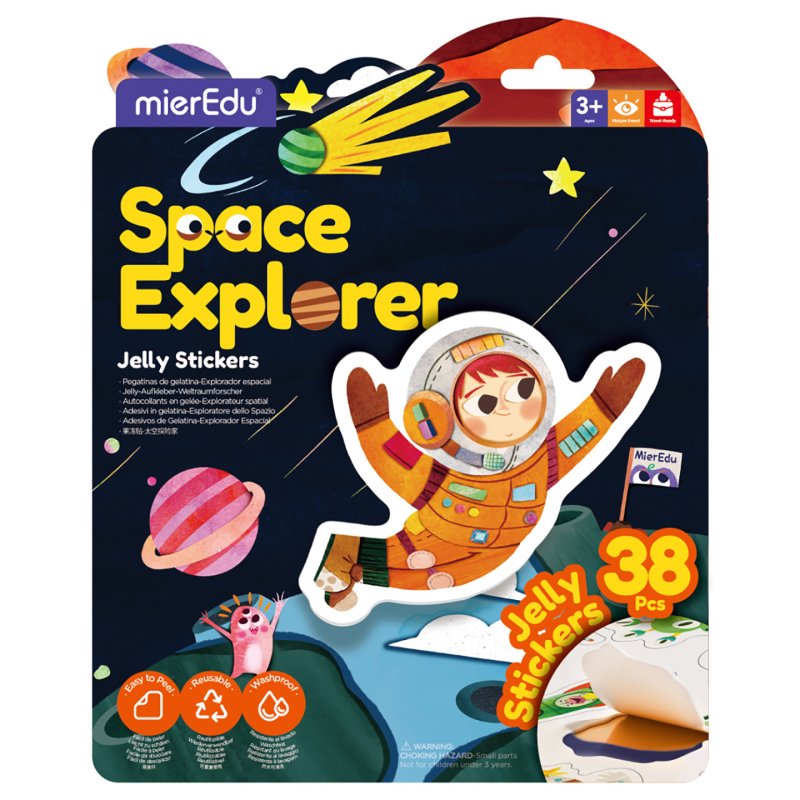 mierEdu - Jelly Stickers - Movable - Space Explorer (ME265)
