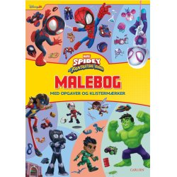 Disney Jr. - Coloring book with tasks and stickers - Spidey and his amazing friends