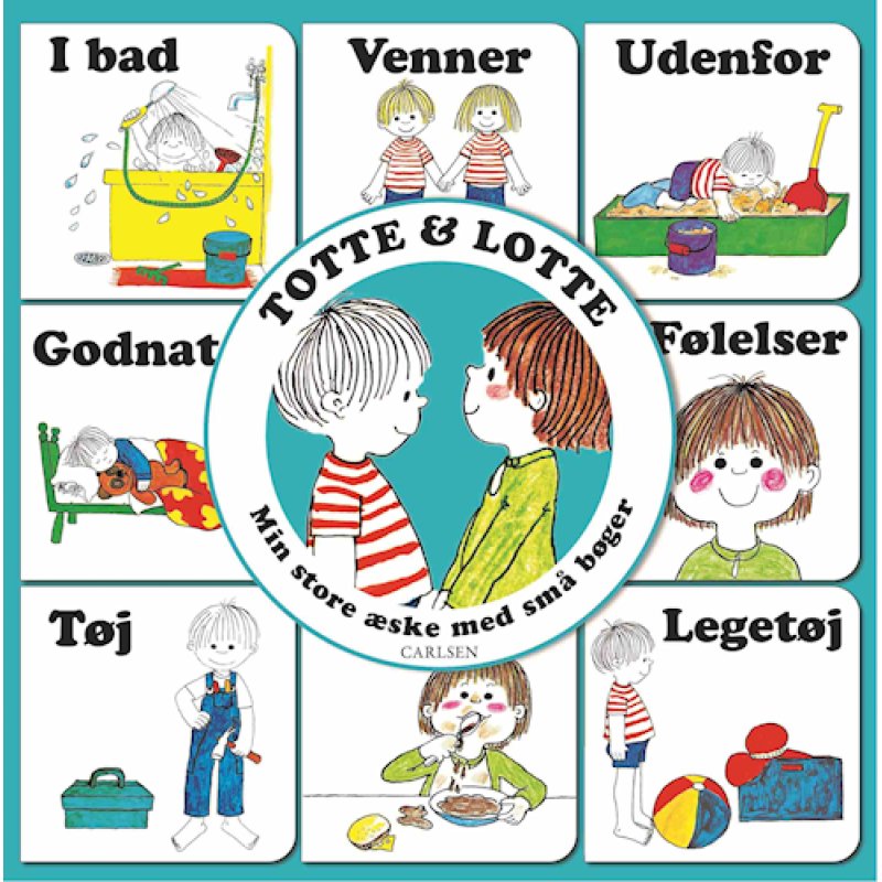 Totte & Lotte: Min store æske med små bøger