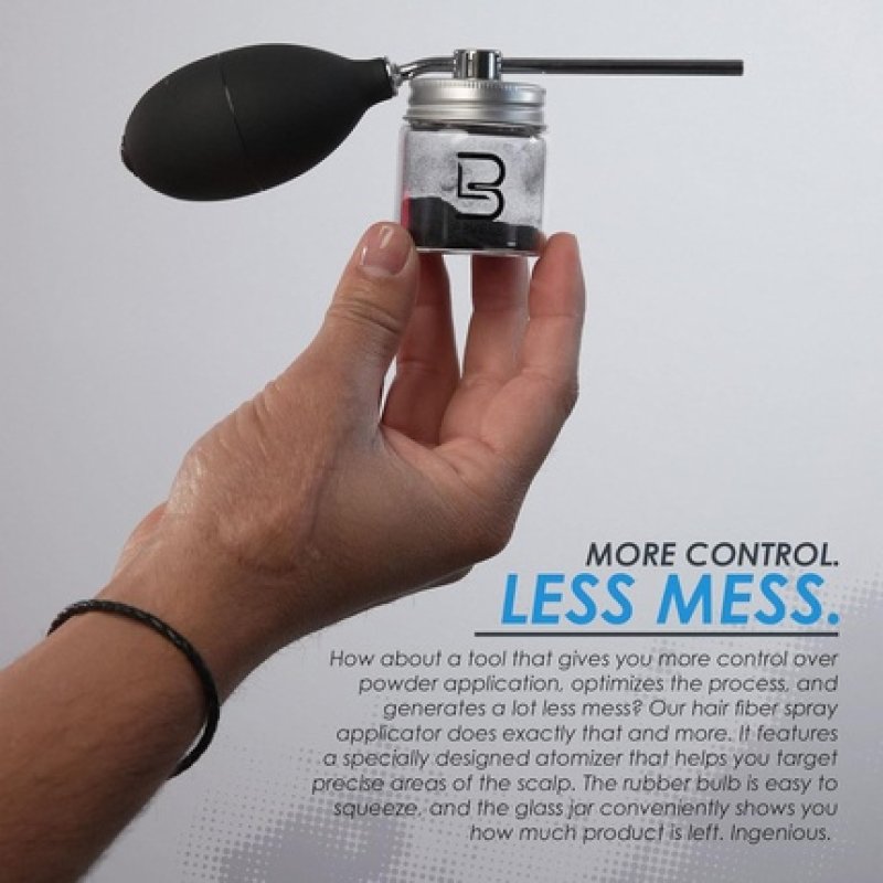 Hair Fiber Applicator Level 3 for Precise Use by Hairdressers