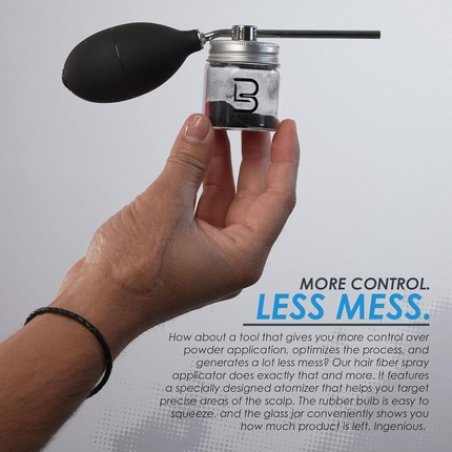 Hair Fiber Applicator Level 3 for Precise Use by Hairdressers