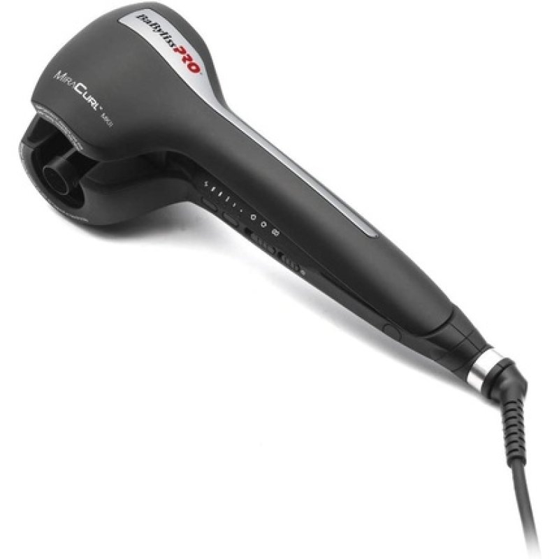 BaByliss Miracurl MkII Automatic Curling Iron for 3 Different Curl Styles - Black
