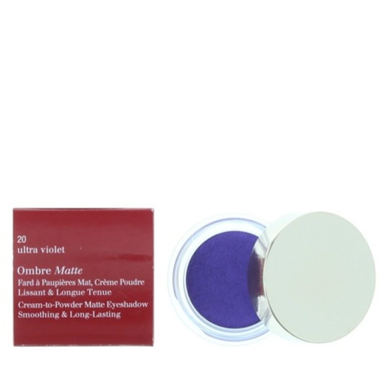 Clarins Ombre Matte Creamtopowder 20 Ultra Violet Eye Shadow 7g