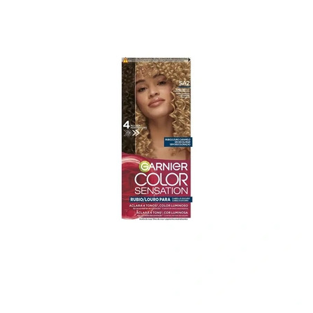Garnier Color Sensation Light Brown Hair Dye Without Bleaching For Dark Hair Caramel Blonde 5 U