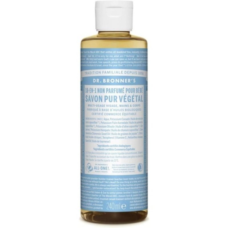 Dr. Bronner's Organic Baby Unscented Pure-Castile Liquid Soap 473ml