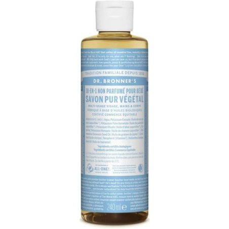 Dr. Bronner's Organic Baby Unscented Pure-Castile Liquid Soap 473ml